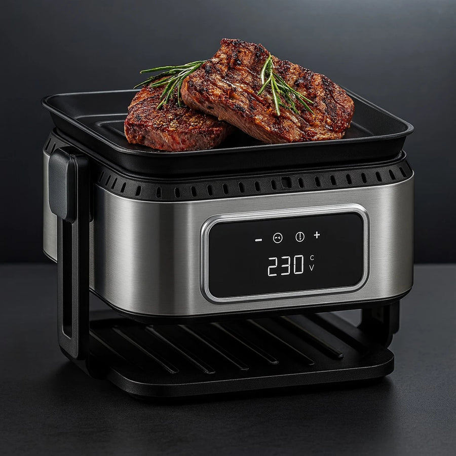 Visible Air Fryer & Grill – CrystalView 3-in-1 Cooker