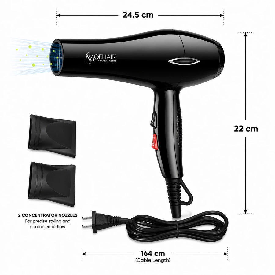 Professional Hair Brush Dryer Fast Drying Hair Styler Straightener Suitable for Travel