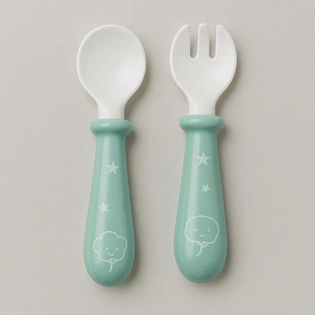 2 Pieces Baby Cutlery Set