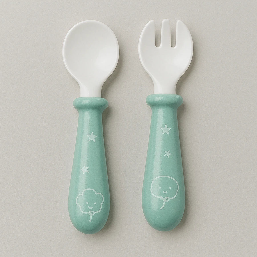 2 Pieces Baby Cutlery Set