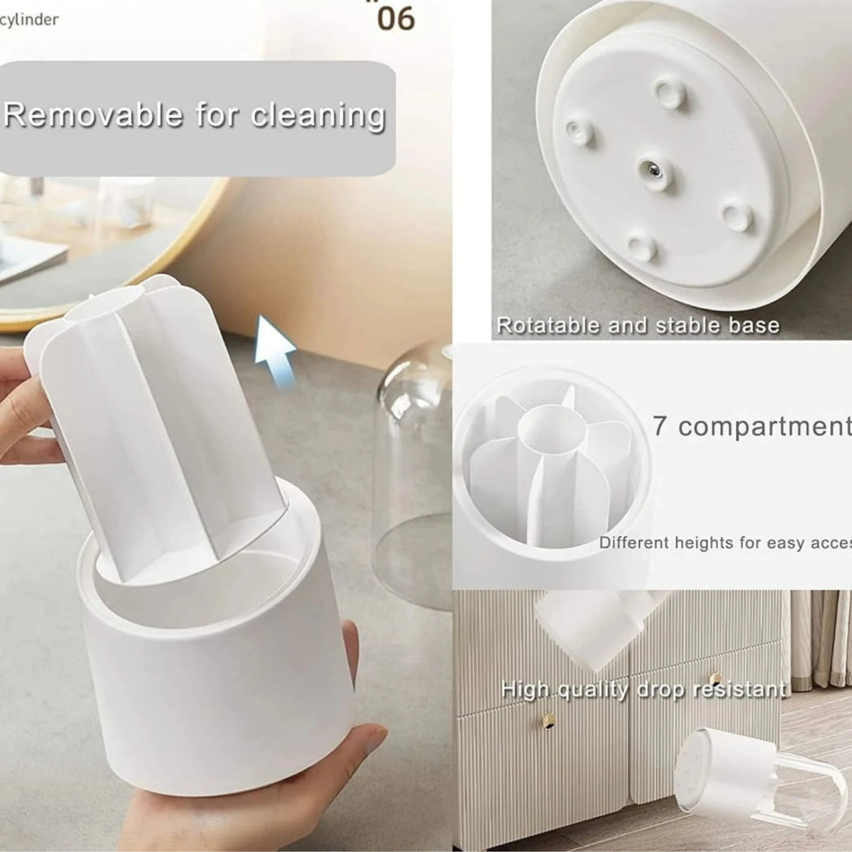 Rotating Makeup Brush Holder - Image 6