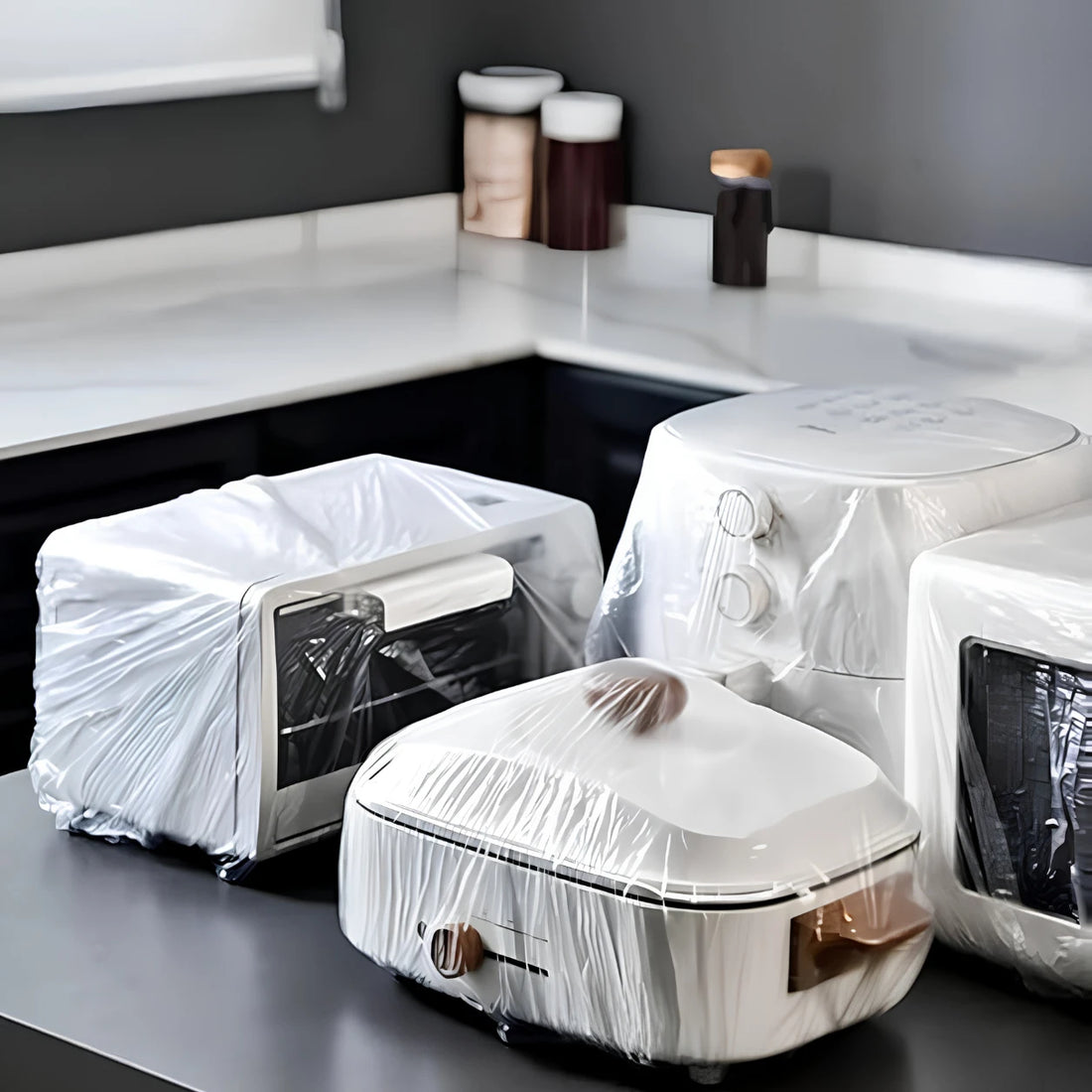 Disposable Multifunction Appliance Dust Covers Protective Elastic Covers (90×90 cm & 90×145 cm)