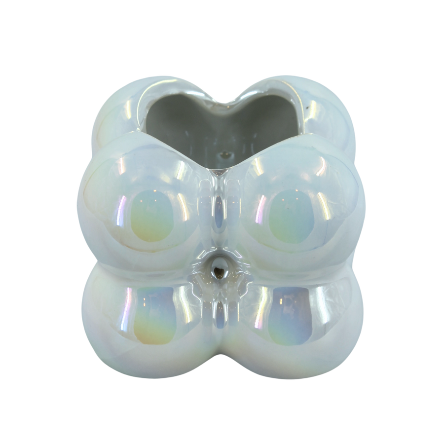 White Bubble Fruit Forks
