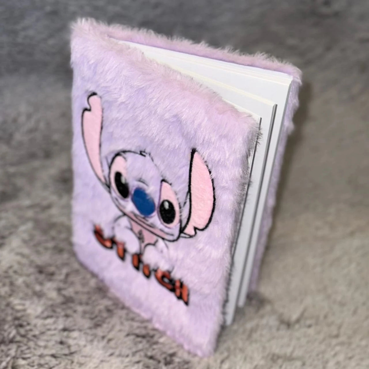 Plush Stitch Notebook A5 Size – Suitable for Traveling, Easy to Carry - Image 4