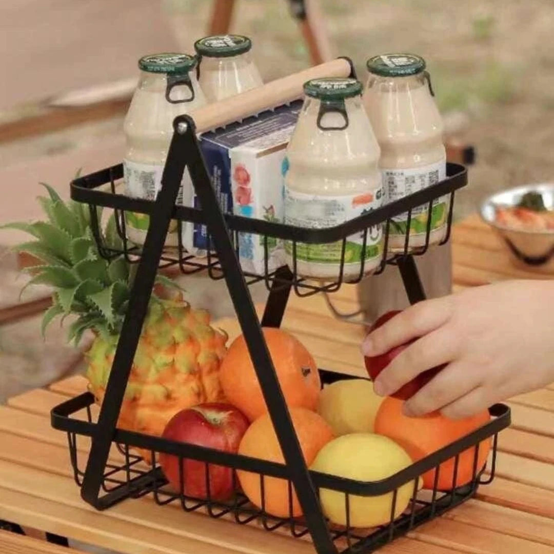Tier Metal Storage Rack Organizer with Space Saving Design for Kitchen Bathroom Office and Home