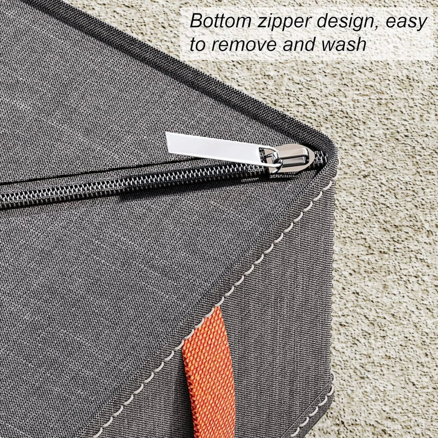 3 Section Foldable Underwear and Clothing Storage Organizer for Socks Bras Ties and Closet Organization
