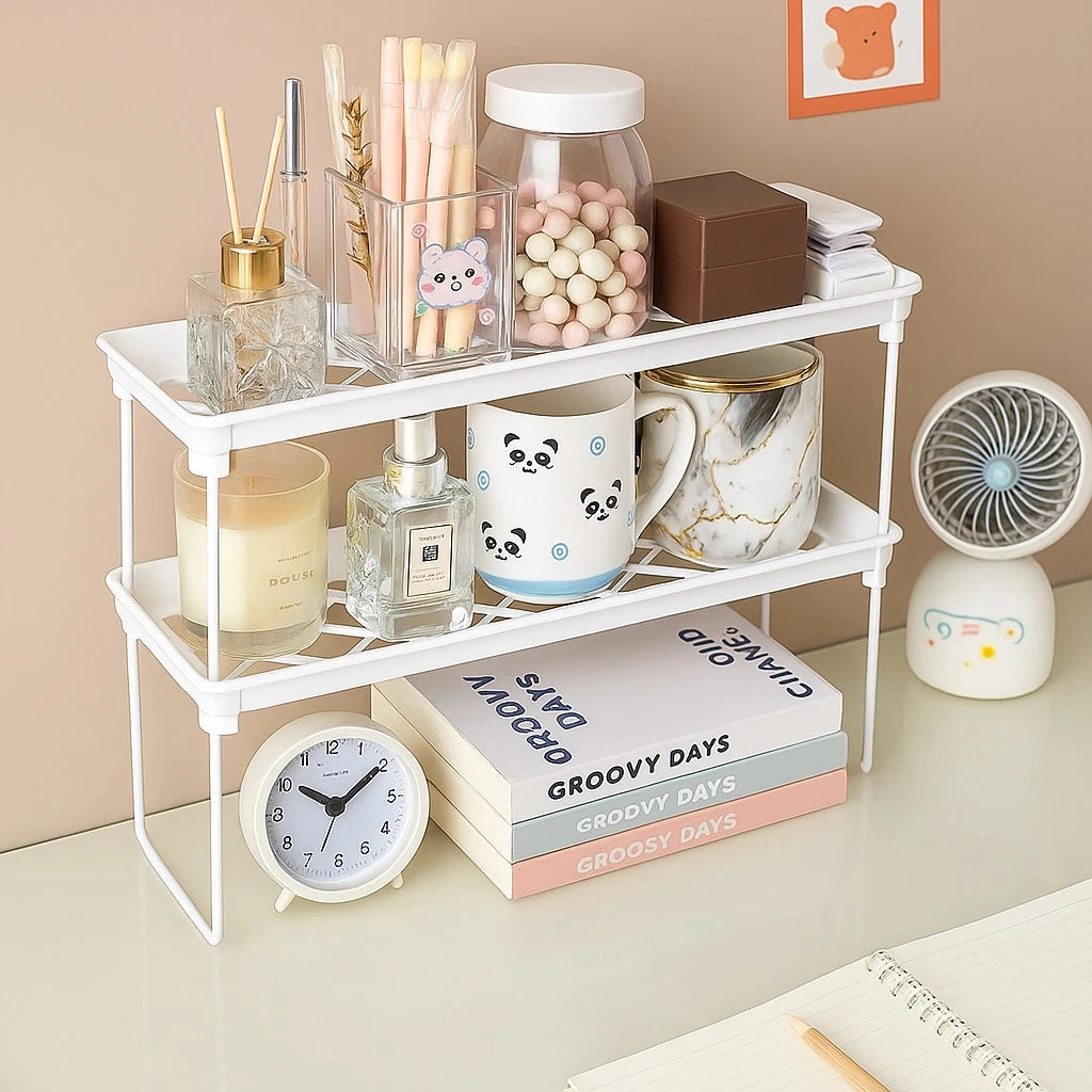 Elevated Lattice Shelf Organizer - Image 5