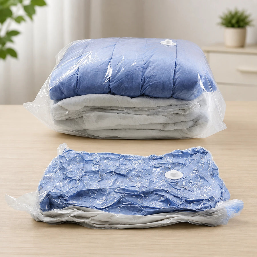 Vacuum Storage Bag Space Saving Compression Bag Clothes Blanket Organizer