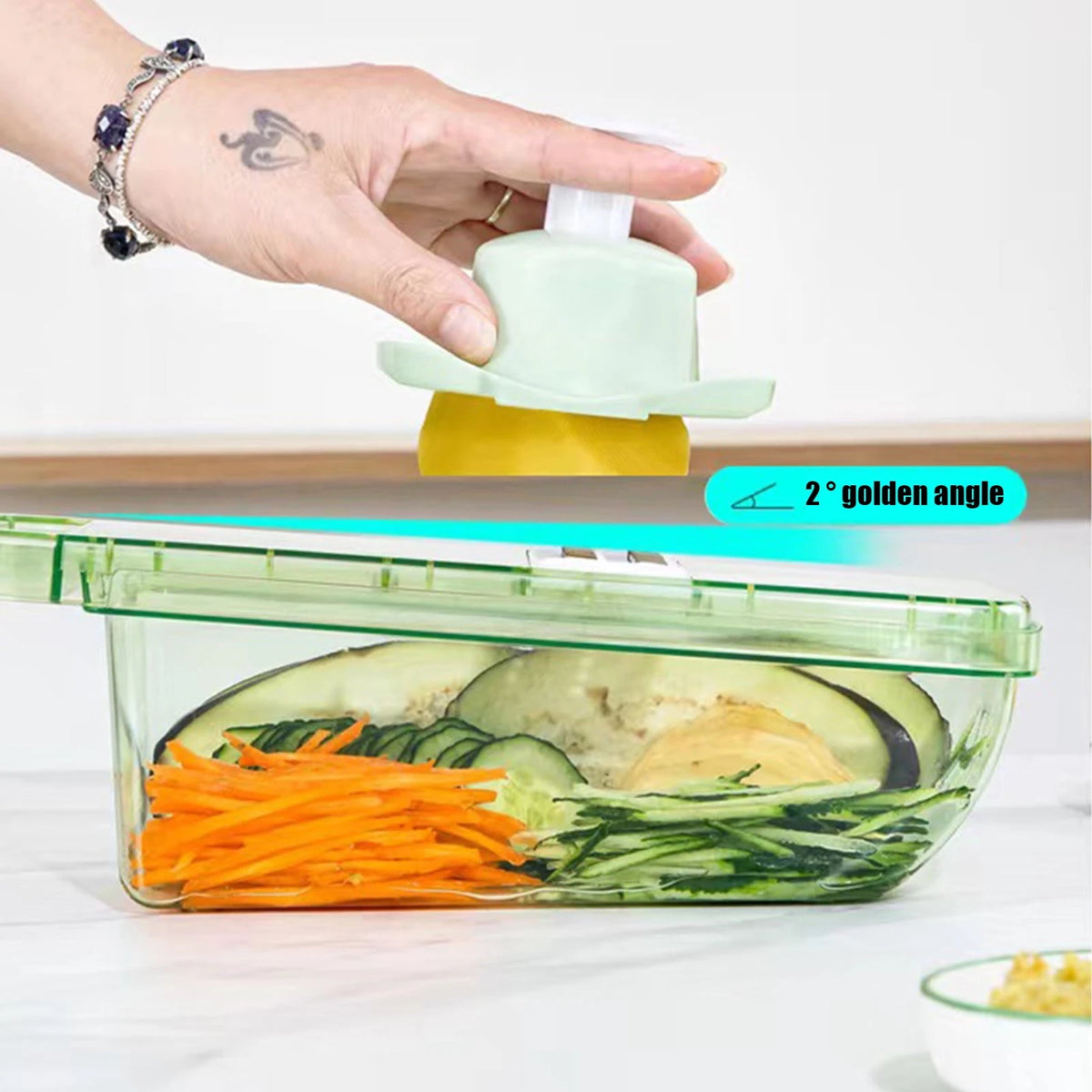 Vegetable Chopper & Mandoline Slicer - Image 4