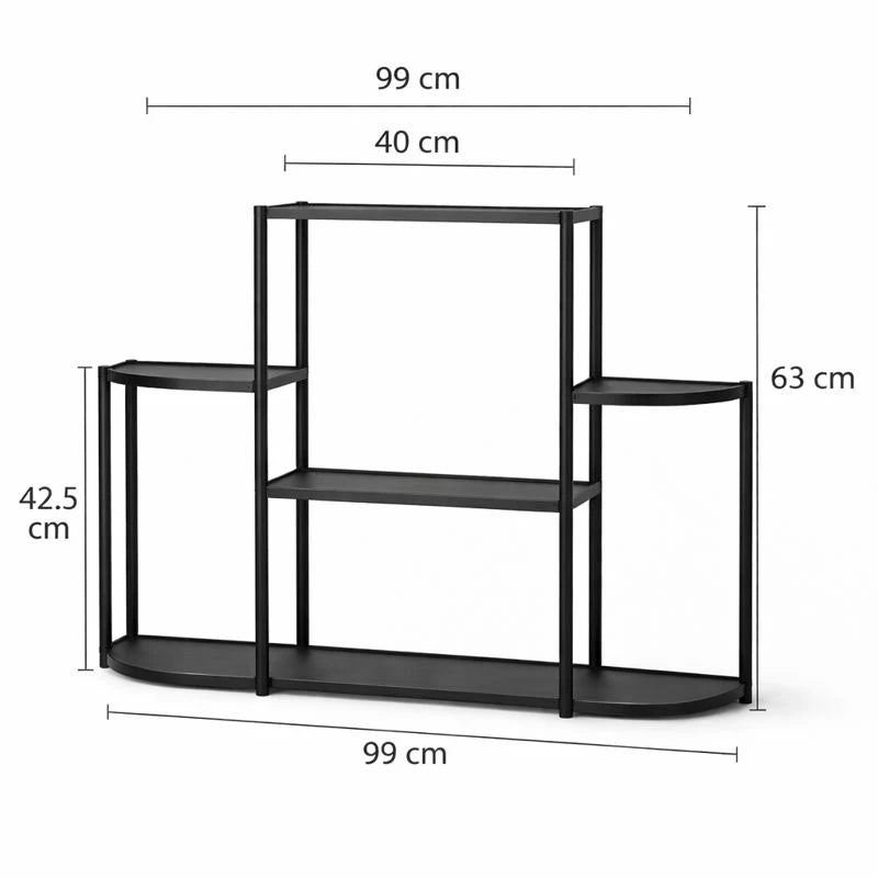 Multi-Tier Metal Flower Stand Plant Display Rack – Indoor Plant Shelf Organizer for Home, Balcony & Living Room