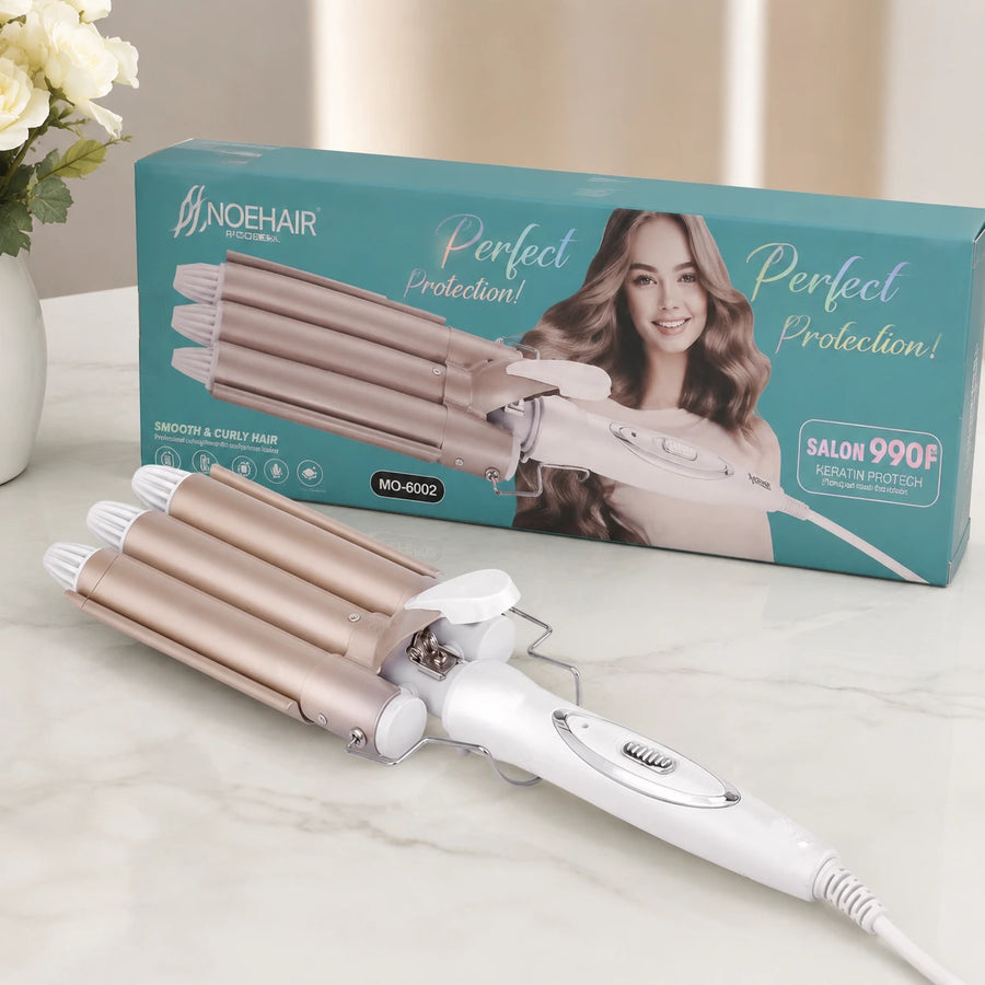 3 Barrel Hair Curling Iron Professional Ceramic Hair Waver Curling Iron