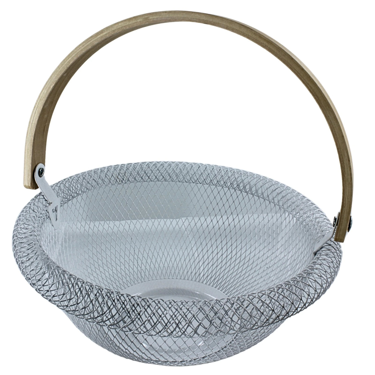 Round Mesh Wire Fruit Basket - Image 9