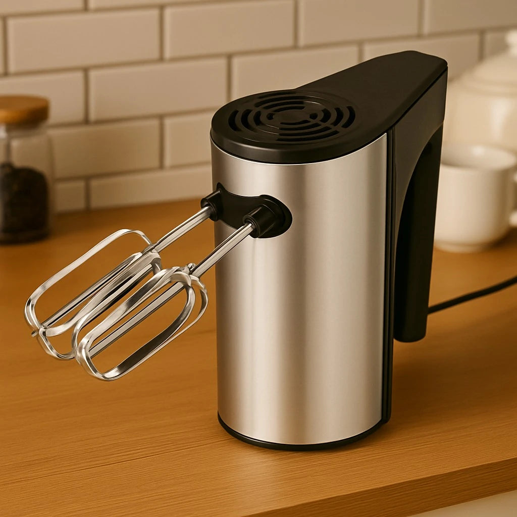 Minmax Electric Hand Mixer 500W Kitchen Mixer Whisk Beater Stainless Steel Baking Mixing Appliance