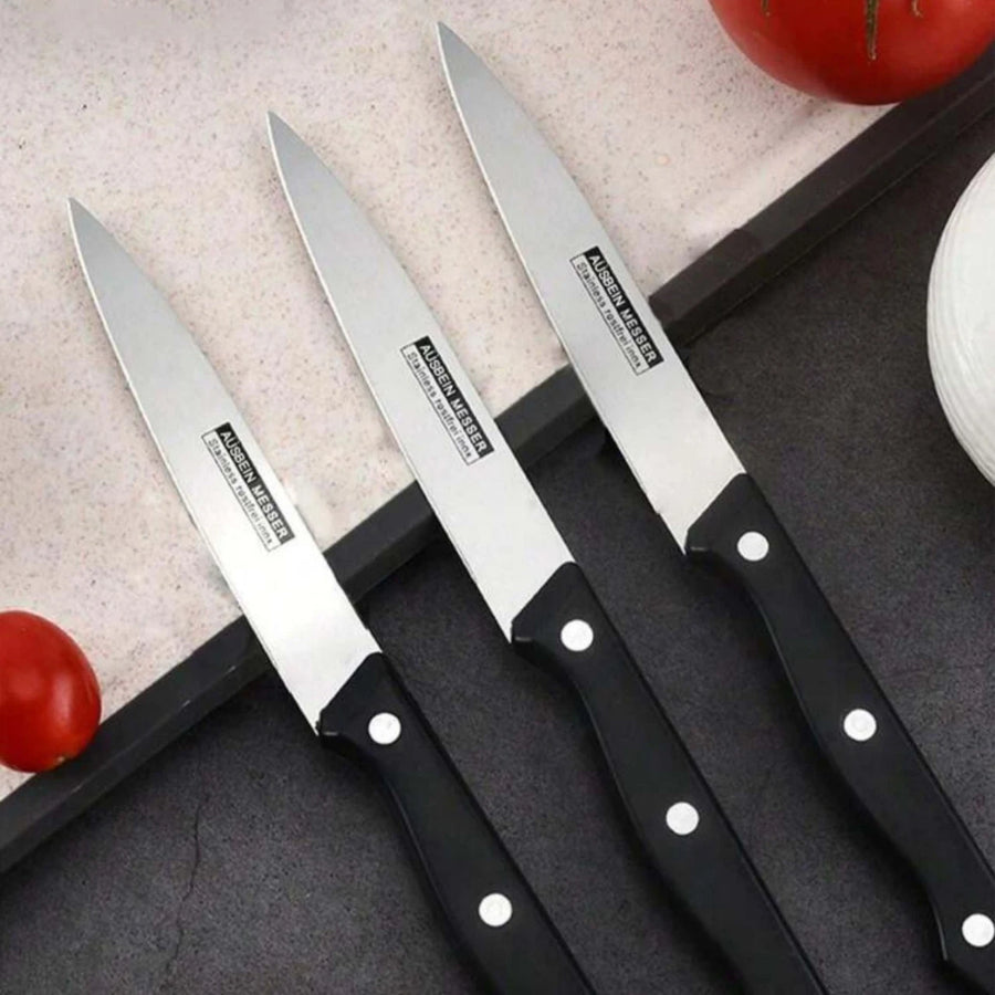 3 Pieces Stainless Knife Set