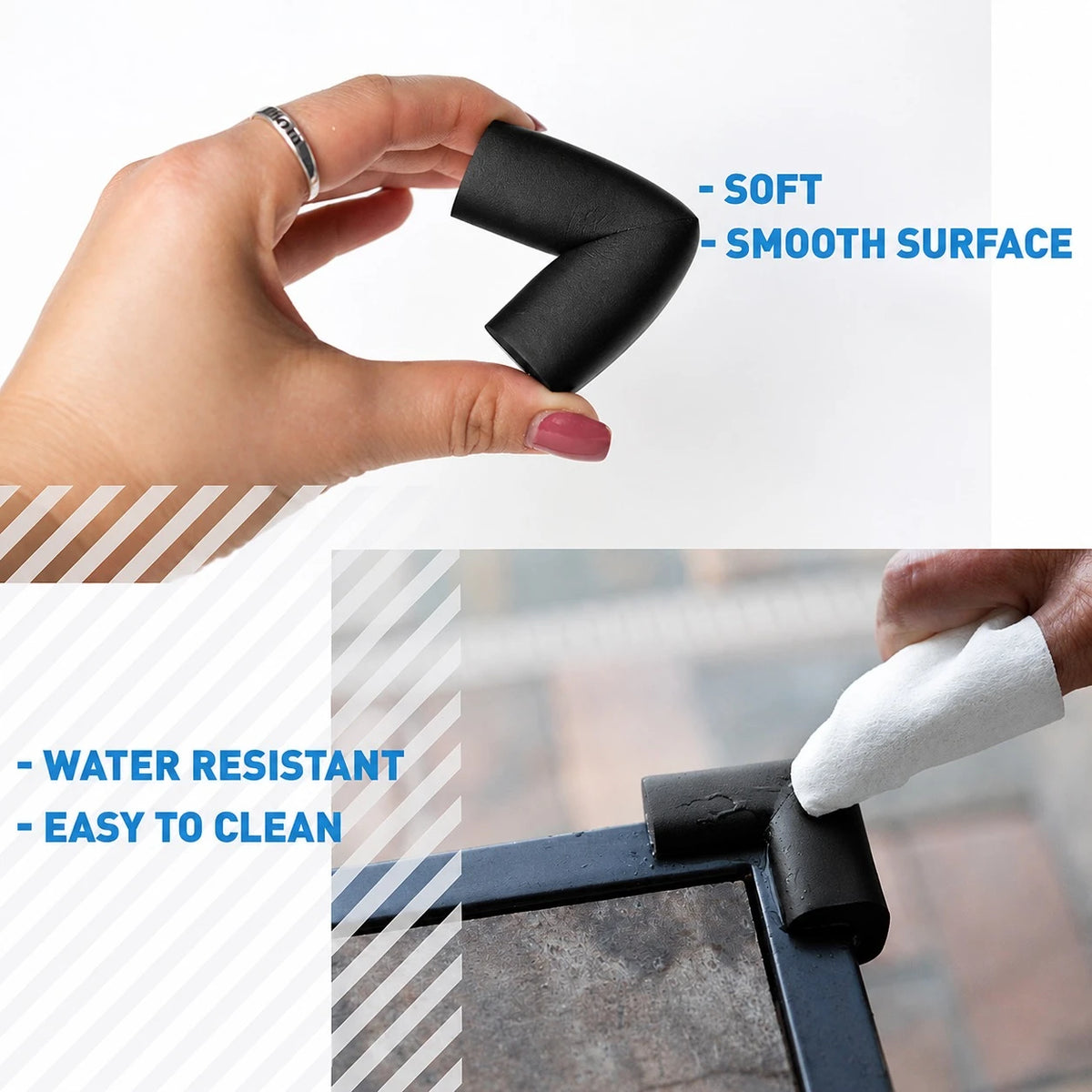 Table Corner Protectors Set Of 4 Soft Foam Edge Guards With Adhesive Tape Baby Safety Furniture Protection - Image 3
