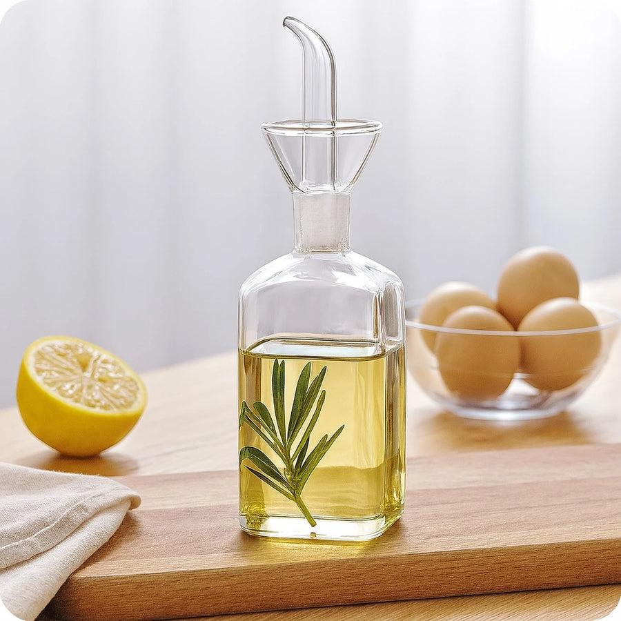 Clear Glass Oil & Vinegar Dispenser – 250ml