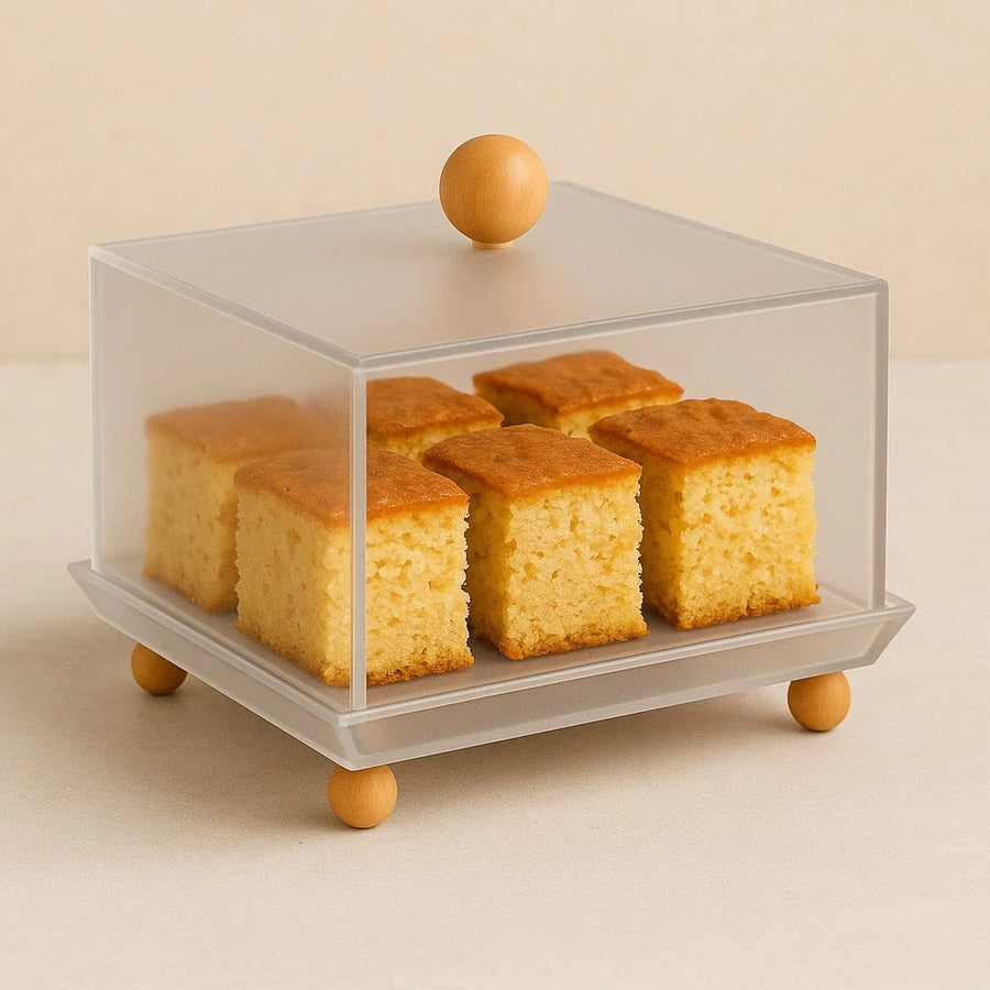 Frosted Acrylic Serving, Display & Storage Tray – 18.5 × 11 cm