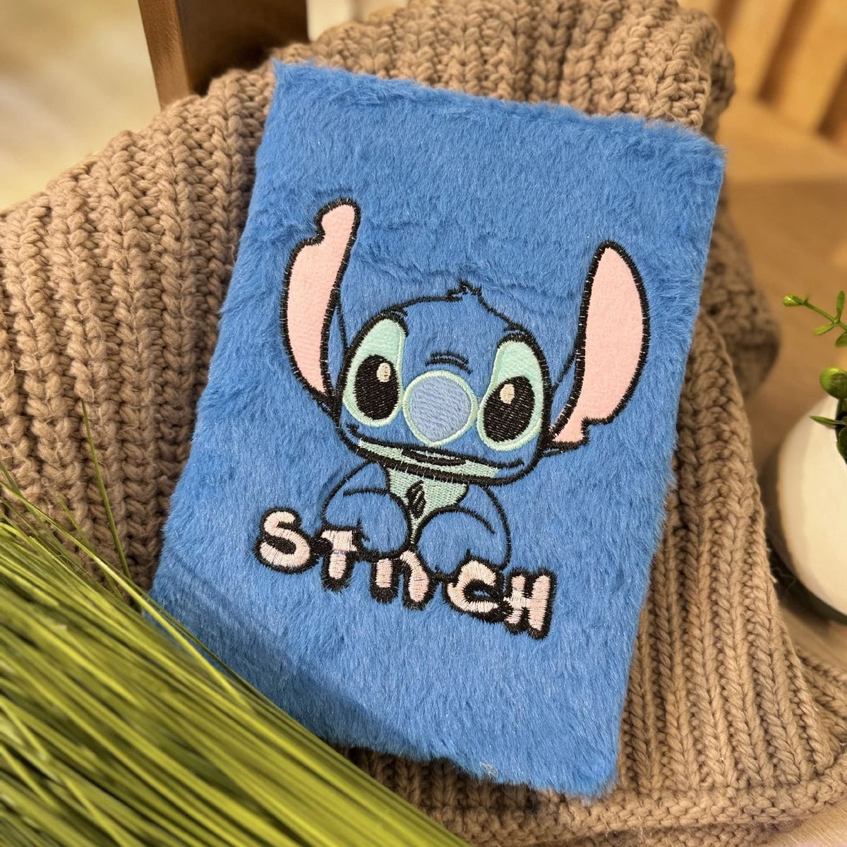 Plush Stitch Notebook A5 Size – Suitable for Traveling, Easy to Carry - Image 9