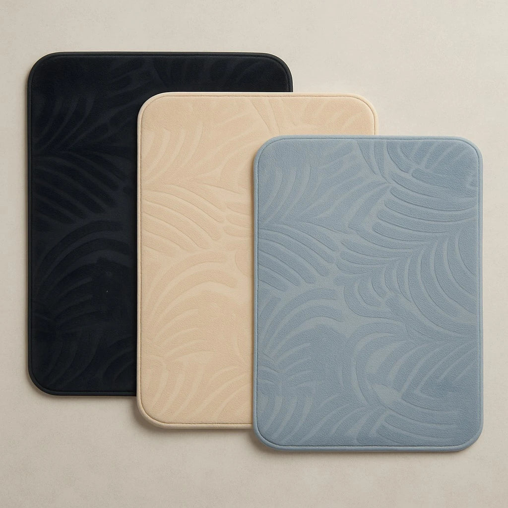 Tropical Leaf Bath Mat