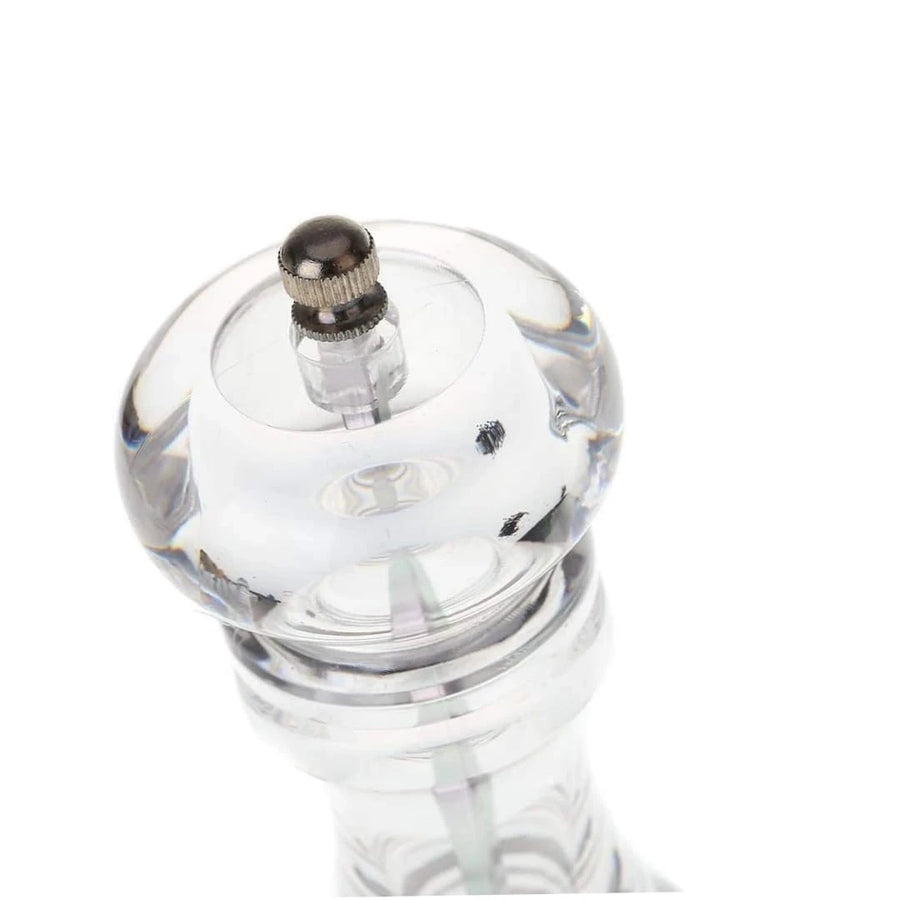 Clear Acrylic Manual Salt and Pepper Grinder for Spices and Everyday Kitchen Seasoning