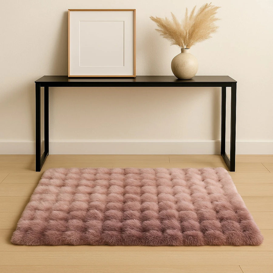 Luxury Bubble Plush Carpet 140×80 cm
