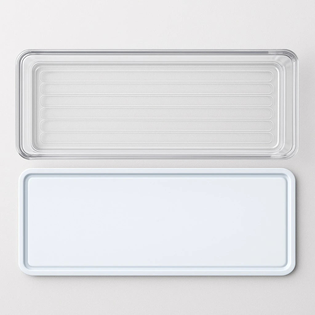 Slim Storage Container Narrow Food Storage Solution for Pantry Organization Refrigerator and Kitchen Storage - Image 2