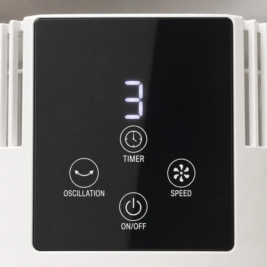 Standing Air Circulator Fan 40W Remote Control Oscillating Floor Fan